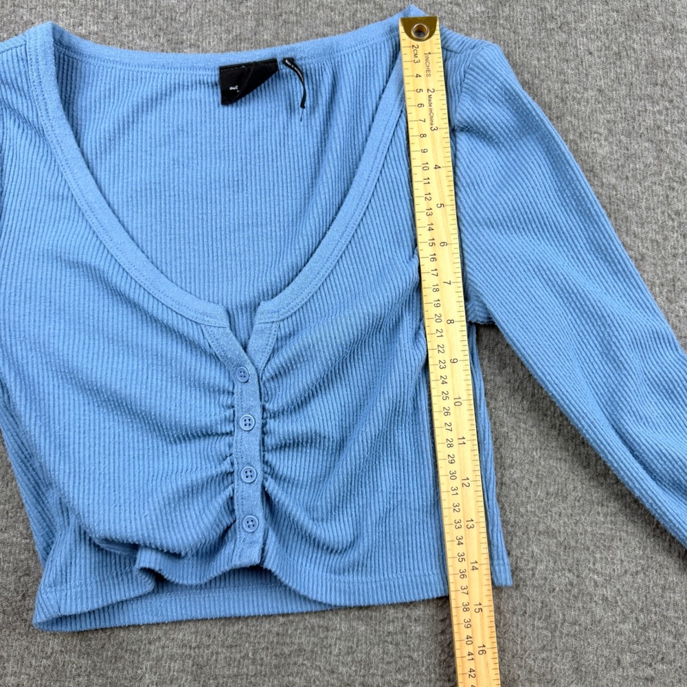 Out from Under | Ribbed Button-Front Crop Top - Picture 4 of 5